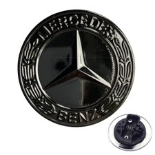 FOR MERCEDES BONNET FLAT BADGE