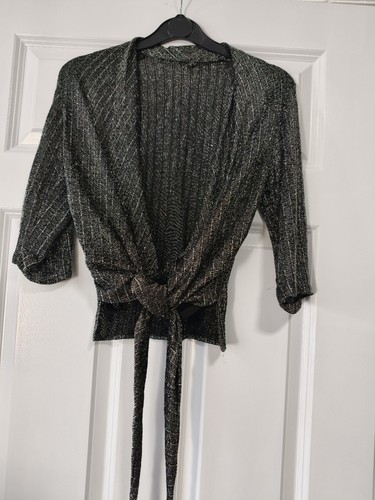 Vintage 1960s black - , lurex