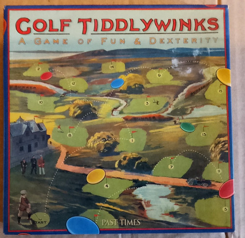 Golf tiddlywinks boxed - tiddlywinks,