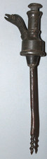ANTIQUE UNUSUAL PEWTER BIRDS