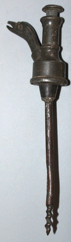 Antique unusual pewter birds - antique,