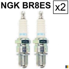 2 spark plugs NGK BR8ES for
