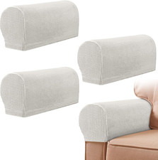 Armrest Chair Covers Set 4 Stretch Armchair Covers Arms Spandex Polyester Sofa 