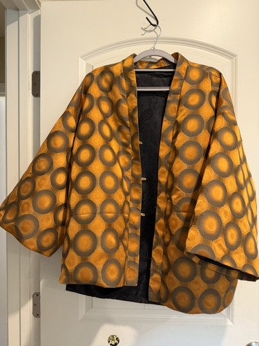 Vintage silk kimono jacket - kimono,