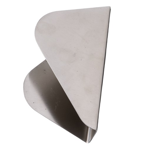 Silver offset napkin holder - silver,