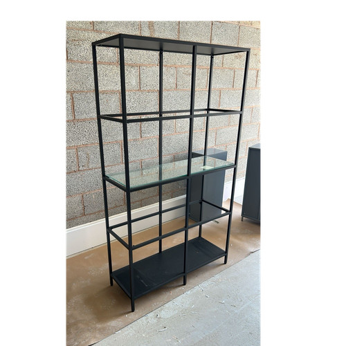 Ikea black metal glass - ikea, &