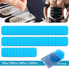 100X Gel Pads Replacement for ABS EMS Abdominal Stimulator Muscle Trainer Toner