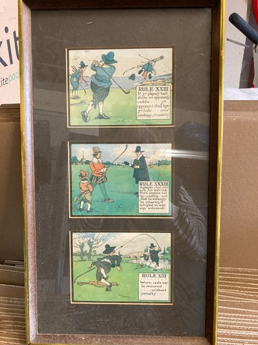 Joke cartoon prints golf - 3,