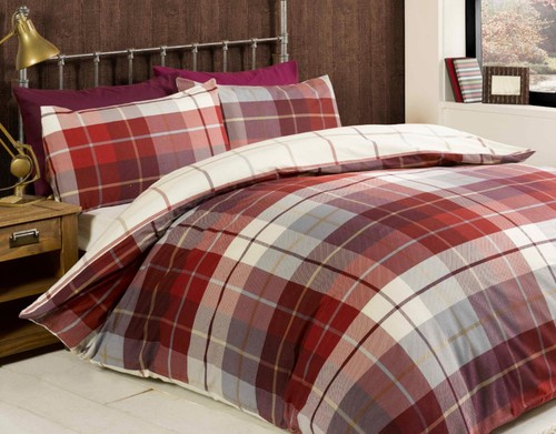 Flannelette duvet quilt - flannelette, cover