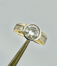 Vintage Sterling Silver Gold Capped Tova Ring Size I 1/2 4.7g dan377