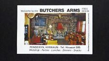 Matchbox label Pub Butchers Arms Penderyn Hirwaun Wales MJ1050