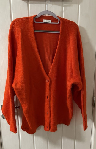 Lacoste orange fuzzy - orange, knit