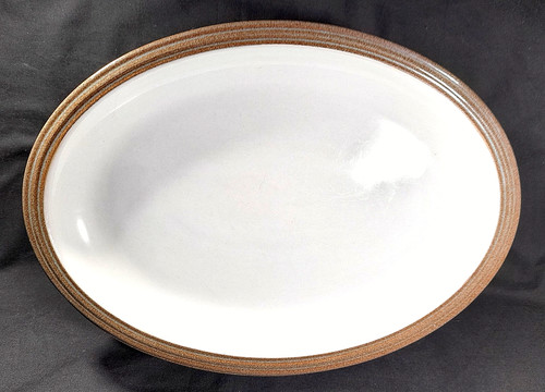 Denby greystone oval plate - denby,