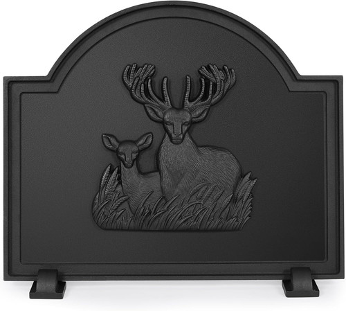 Cast iron deer - fireback,
