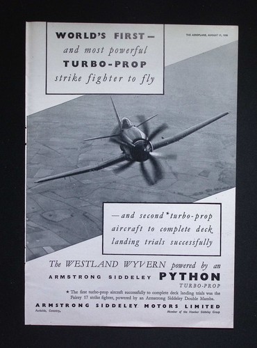 Original 1950 advert - 1950, westland