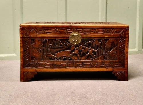 Petite carved camphor - petite,
