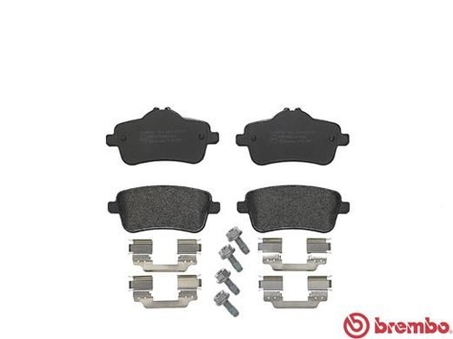 Rear brake pad set fits - brake,