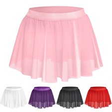 Sexy Sissy Skirt for Men Sheer Lace Mesh Crossdressing Pleated Short Skirts