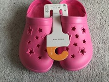 Croc Type Shoes Girls Pink