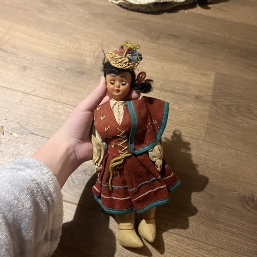 Vintage souvenir doll madeira - vintage,