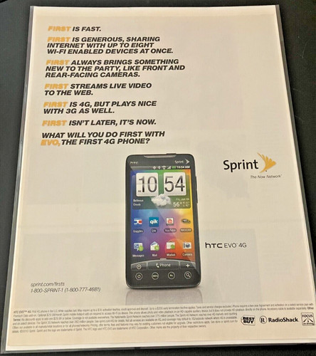 Sprint htc evo - htc, 4g
