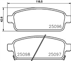 Mintex mdb3087 brake pad - mintex,