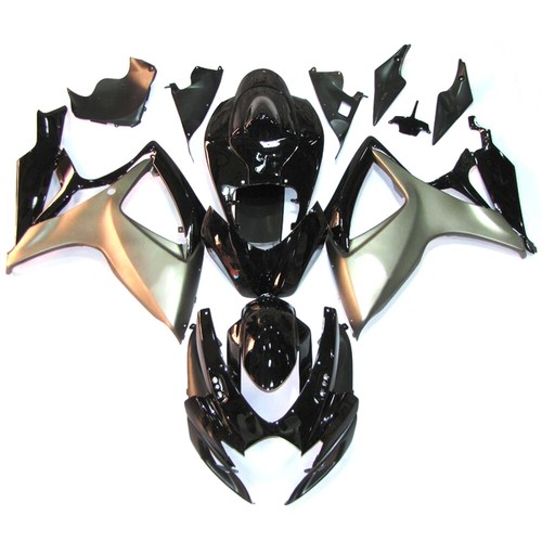 Silver black fairing kit - silver, for