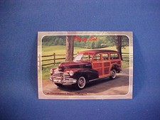 1948 Chevy Fleetmaster WOODIE Station Wagon collector card--brand new 48 Woody