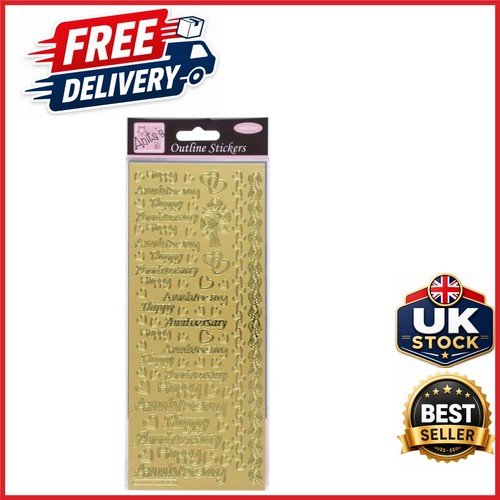 Anitas gold outline - gold,