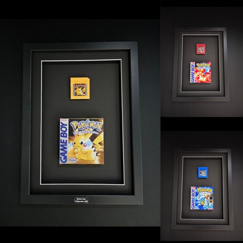 Framed pokemon yellow - red, &