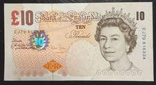 Old £10 Ten Pound Note