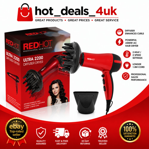 Red hot professional 2200w - red,