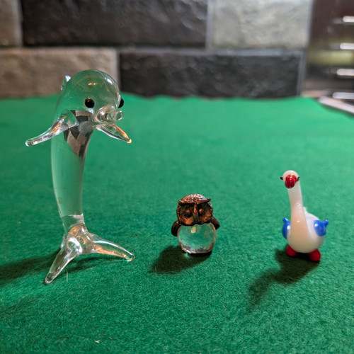Art glass decorative animal - art,
