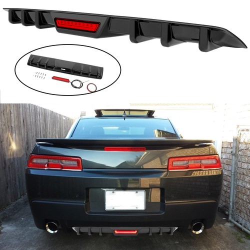 Glossy rear bumper - glossy, diffuser