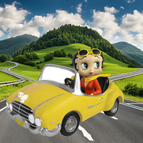 Betty boop yellow sports - in,