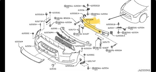 Nissan r35 front bumper - r35,