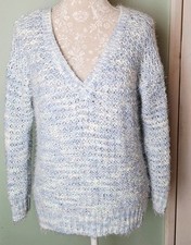 F&F Pale Blue Fluffy Crochet