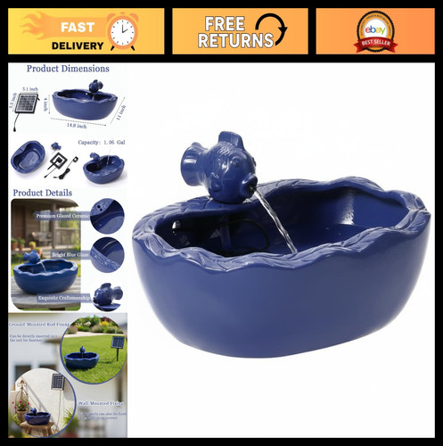 Solar water fountain - solar,
