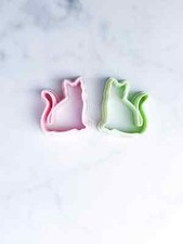 Sitting Cat Polymer Clay Cutter | Cookie cutters | Earrings | Fondant