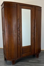 Impressive Antique French Armoire Wardrobe with mirror (LOT 3051)