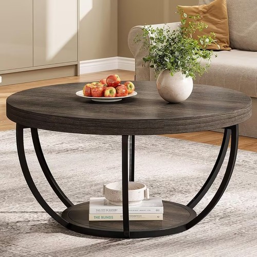 Wooden 2 tier circle - wooden,