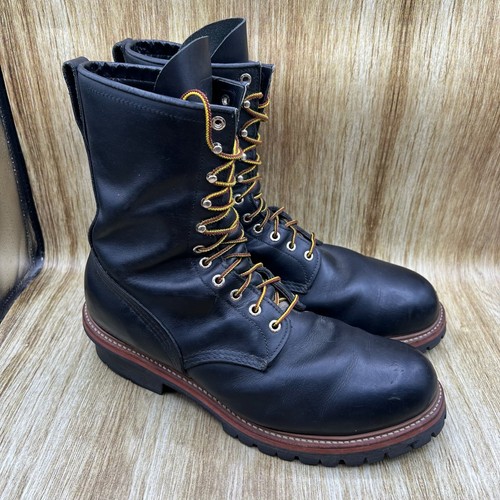 Red wing logger boots men - red,