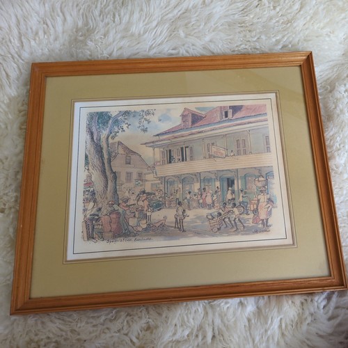 Framed art print by - print,