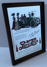 VINTAGE OLD PUB MIRROR PEPSI COLA ANTIQUE FOOD ADVERTISING BAR COKE SODA CAR