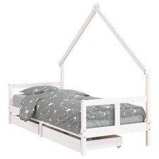 Kids Bed Frame with Drawers