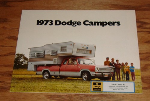 Original 1973 dodge - original, campers
