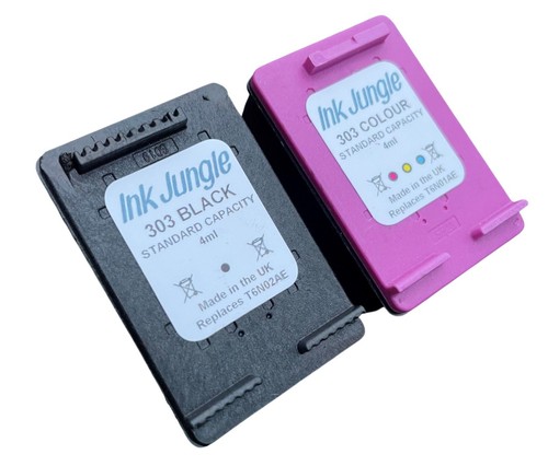 Refilled 303 black colour - refilled, &