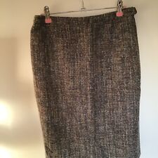 CLAUDIA  STRATER.  TWEED  WOOL MIX   SKIRT. SIZE  UK 8  EU 36
