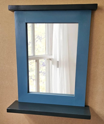 Wall mounted mirror with - wall,