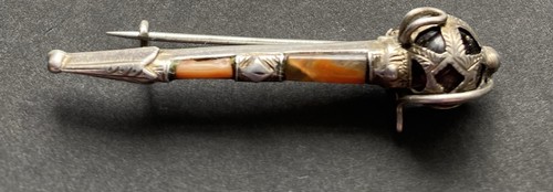 Scottish sterling silver - silver, stone